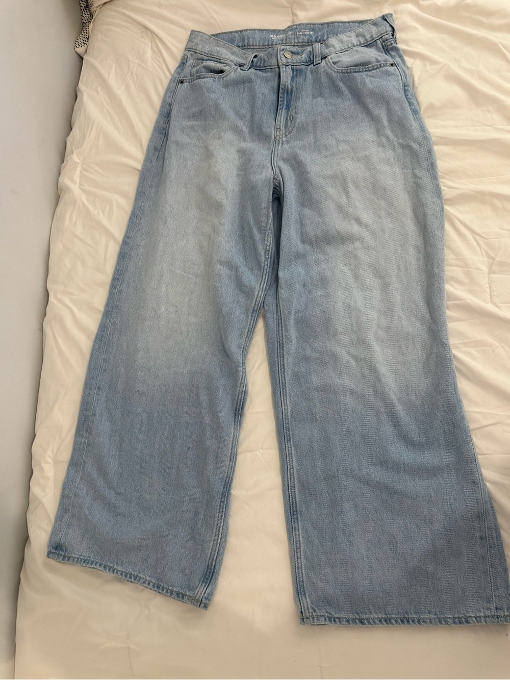 Old Navy Light Blue Wide-Leg Jeans
